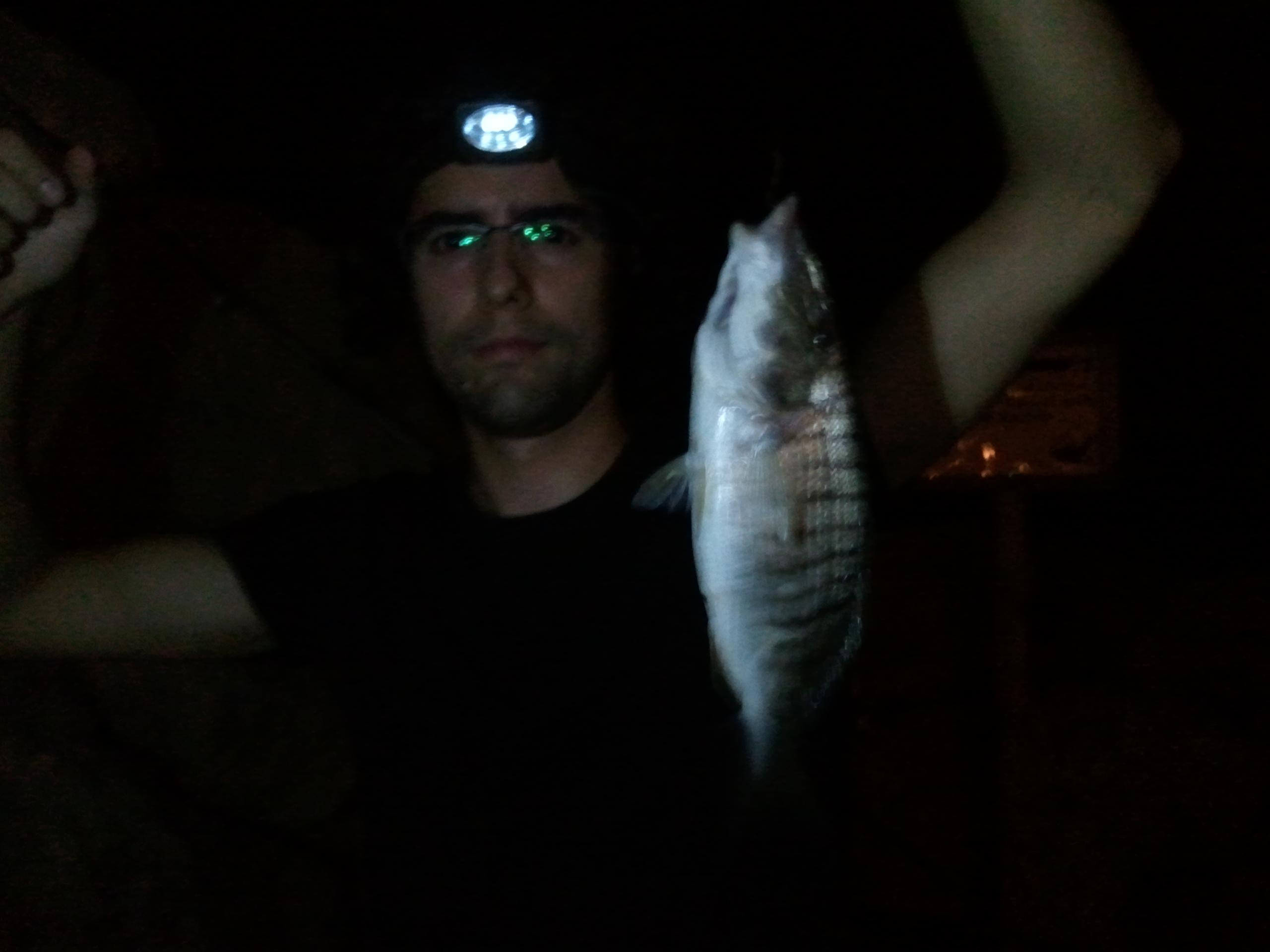 Noche de pesca en el Roc Sant GaietÃ 